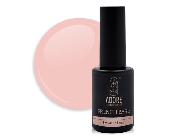 Изображение  Camouflage base for nails ADORE FRENCH BASE 8ml, No. 22, Volume (ml, g): 8, Color No.: 22