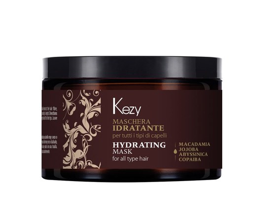 Изображение  Moisturizing hair mask Kezy INCREDIBLE OIL HYDRATING MASK, 250 ml