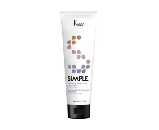 Изображение  Intensive moisturizing mask for deep hair restoration Kezy INTENSIVET MASK, 300 ml