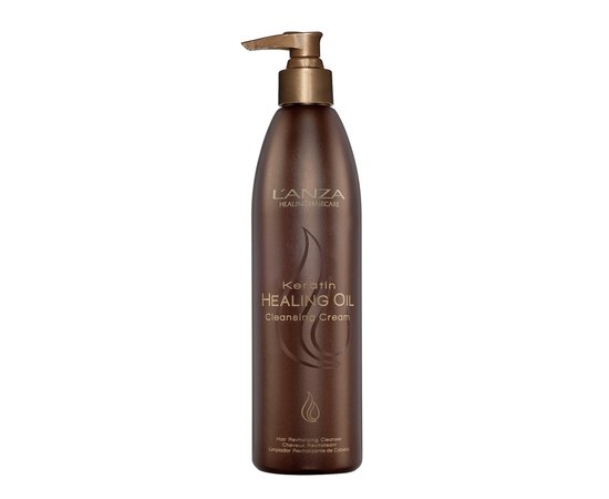 Изображение  Cream for quick hair washing LʼANZA Keratin Healing Oil Cleansing Cream, 300 ml