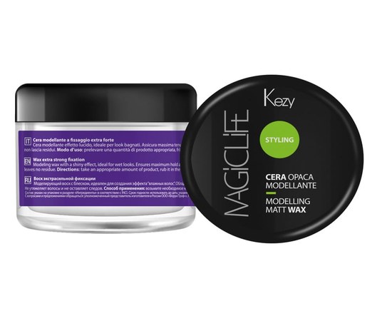 Изображение  Modeling wax with matte effect Kezy CERA OPACA FISSAGGIO MEDIO, 50 ml