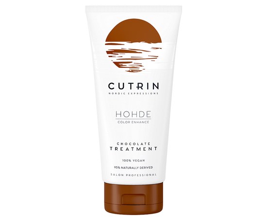 Зображення  Тонкувальна маска для волосся Шоколад Cutrin Hohde Chocolate Treatment Mask, 200 мл, Об'єм (мл, г): 200, Цвет №: Шоколад