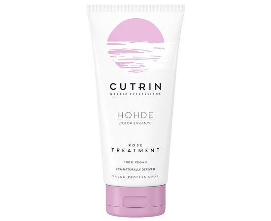 Изображение  Toning hair mask Rose gold Cutrin Hohde Rose Treatment, 200 ml, Volume (ml, g): 200, Color: rose gold