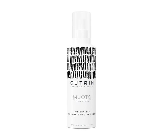 Изображение  Невесомый мусс для объема волос CUTRIN MUOTO WEIGHTLESS VOLUMIZING MOUSSE, 200 мл