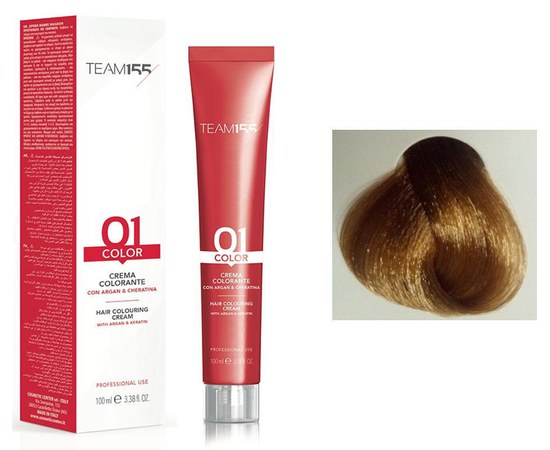 Изображение  Cream hair dye TEAM155 Color Cream (9.7 Super light Blonde tobacco), 100 ml, Volume (ml, g): 100, Color: 9.7