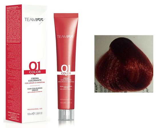 Изображение  Cream hair dye TEAM155 Color Cream (6.6 Dark Blonde red), 100 ml, Volume (ml, g): 100, Color No.: 45083