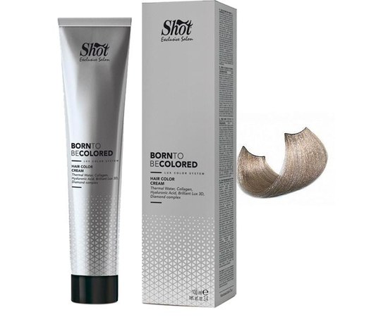 Изображение  Shot Born To Be Colored Hair Color Cream (8.91 Light Pearl Blonde), 100 ml, Volume (ml, g): 100, Color: 8.91