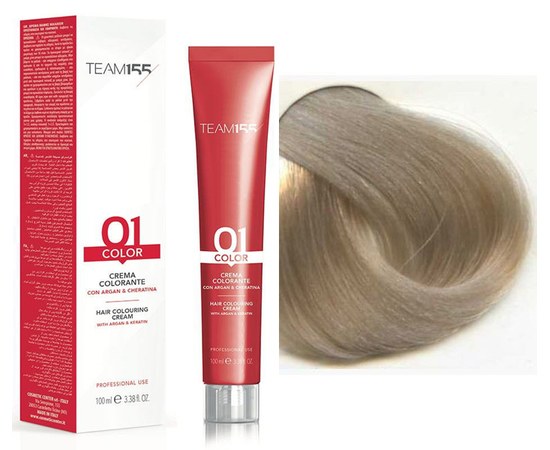 Изображение  Cream hair dye TEAM155 Color Cream (91 Light blonde sandra), 100 ml, Volume (ml, g): 100, Color: 91