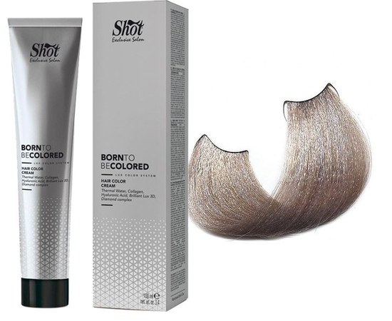 Изображение  Shot Born To Be Colored Hair Color Cream (7.92 Pearl Indigo Blonde), 100 ml, Volume (ml, g): 100, Color No.: 7.92