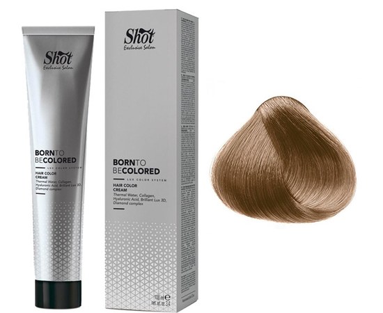 Изображение  Shot Born To Be Colored Hair Color Cream (9.83 very Light Blonde hot chocolate), 100 ml, Volume (ml, g): 100, Color No.: 9.83