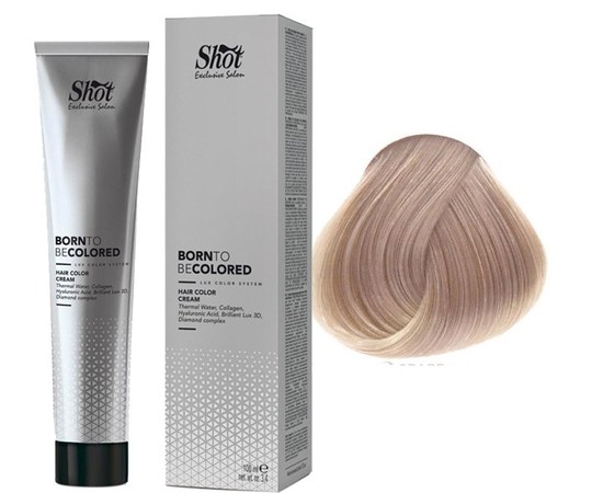Изображение  Shot Born To Be Colored Hair Color Cream (9.8 Very Light Blonde Chocolate), 100 ml, Volume (ml, g): 100, Color No.: 9.8