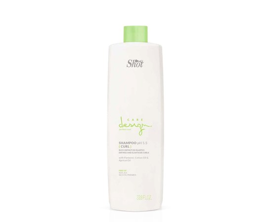 Изображение  Shampoo for curly hair Shot Shampo Defines and elasticize Curls, 1000 ml