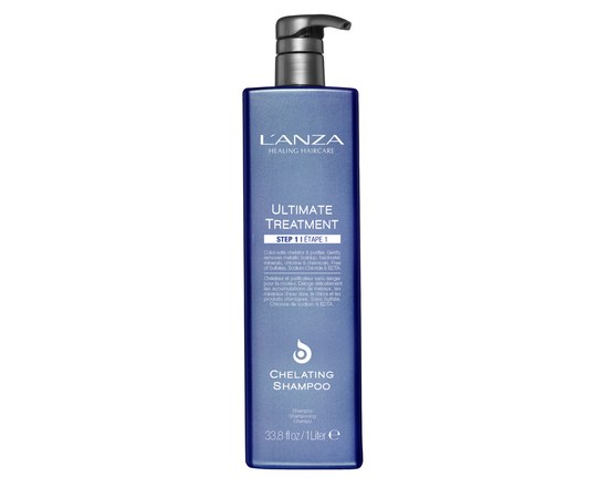 Изображение  Шампунь для волос (шаг 1) LʼANZA Ultimate Treatment Step 1 CheLʼAting Shampoo, 1000 мл
