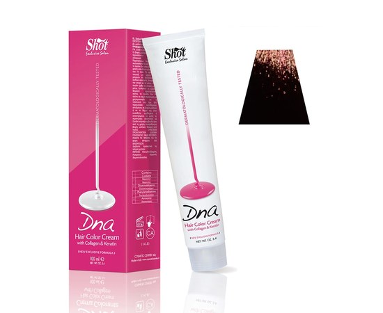 Изображение  Shot DNA Hair Color Crem (5.23 Light chestnut fashion), 100 ml, Volume (ml, g): 100, Color: 5.23