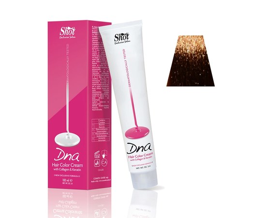 Изображение  Shot DNA Hair Color Crem (7.72 Light Cappuccino), 100 ml, Volume (ml, g): 100, Color: 7.72