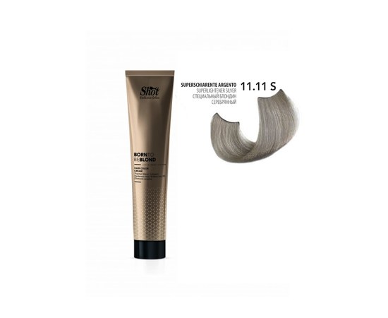 Изображение  Shot Born To Be BLOND Hair Color Cream (11.11S Special blonde silver), 100 ml, Volume (ml, g): 100, Color No.: 11.11S