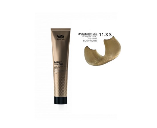 Изображение  Shot Born To Be BLOND Hair Color Cream (11.3S Special honey blonde), 100 ml, Volume (ml, g): 100, Color No.: 11.3S