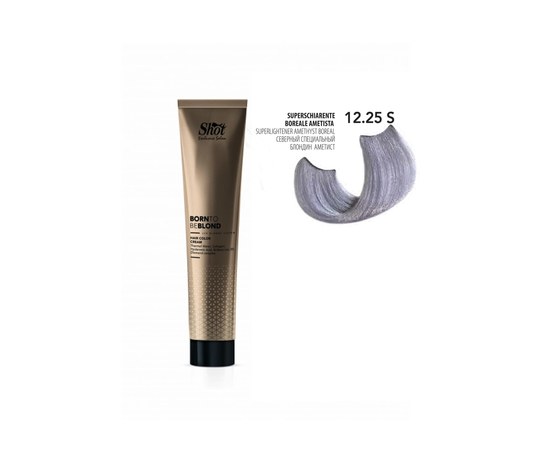 Изображение  Shot Born To Be BLOND Hair Color Cream (12.25S Northern special blonde amethyst), 100 ml, Volume (ml, g): 100, Color No.: 12.25 p.m