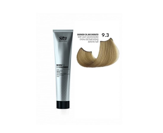 Изображение  Shot Born To Be Colored Hair Color Cream (9.3 Very light golden blonde), 100 ml, Volume (ml, g): 100, Color No.: 44994