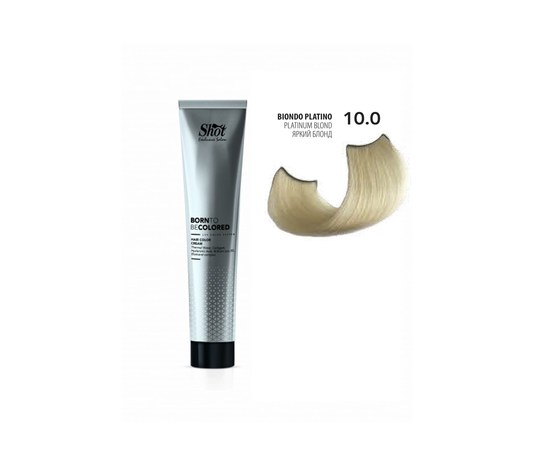 Изображение  Shot Born To Be Colored Hair Color Cream (10.0 Bright Blonde), 100 ml, Volume (ml, g): 100, Color No.: 10.0