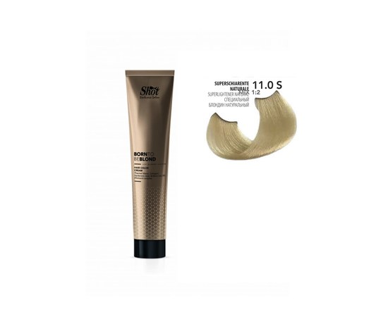 Изображение  Shot Born To Be BLOND Hair Color Cream (11.0S Special Blonde), 100 ml, Volume (ml, g): 100, Color No.: 11.0S