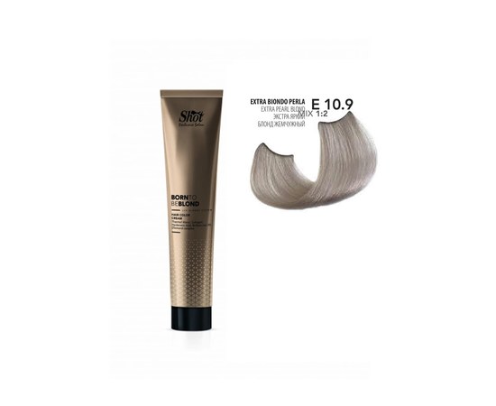 Изображение  Shot Born To Be BLOND Hair Color Cream (10.9 Extra bright blonde pearlescent), 100 ml, Volume (ml, g): 100, Color No.: 10.9