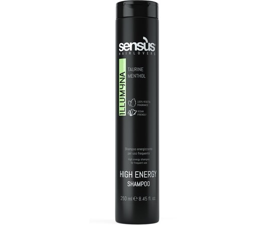 Зображення  Шампунь для чоловіків для всіх типів волосся Sens.ùs Shampoo High Energy, 250 мл