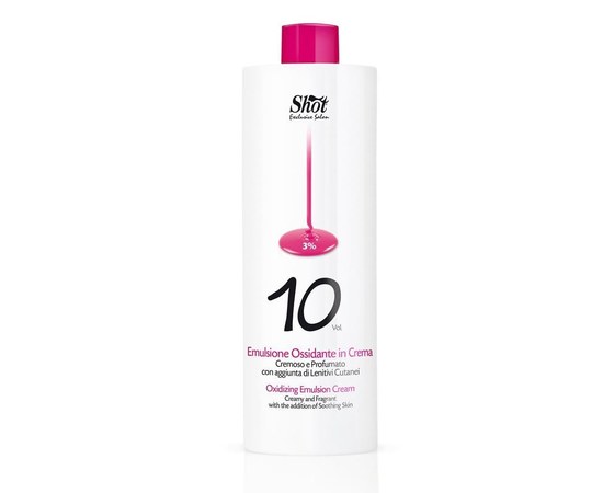 Изображение  Creamy oxidizing emulsion 10 vol Shot Scented Oxidant Emulsion 3%, 1000 ml