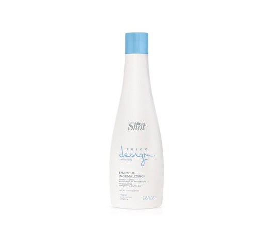 Изображение  Anti-dandruff shampoo for oily hair Shot Trico Design Hair Shampoo, 250 ml