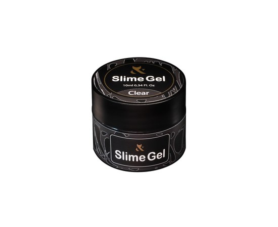Изображение  Gel gum for design F.O.X Slime Gel Clear, 10 ml, Volume (ml, g): 10, Color No.: clear