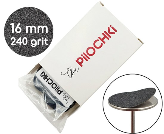 Изображение  Replacement files for smart disk ThePilochki (00252), 240 grit, without MP 16 mm 50 pcs