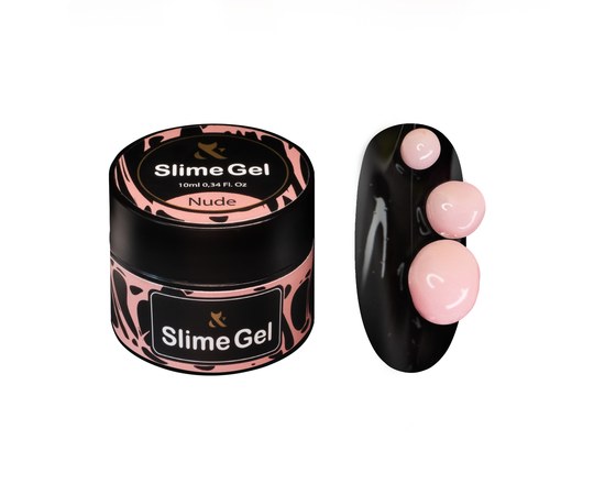 Изображение  Gel gum for design F.O.X Slime Gel Nude, 10 ml, Volume (ml, g): 10, Color No.: Nude