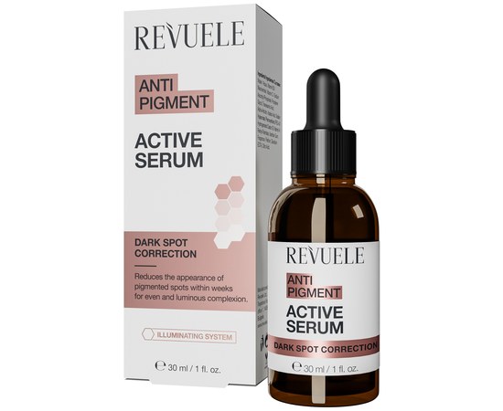 Изображение  Active face SERUM Revuele Anti Pigment Active Serum, 30 ml