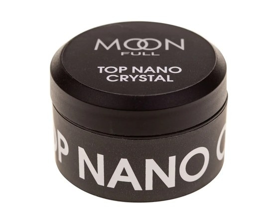 Изображение  Топовое покрытие MOON FULL Nano Crystal Top Coat устойчиво к царапинам, 15 мл