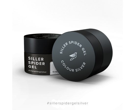 Изображение  Siller Spider Gel 5 ml, Silver, Volume (ml, g): 5, Color No.: 4