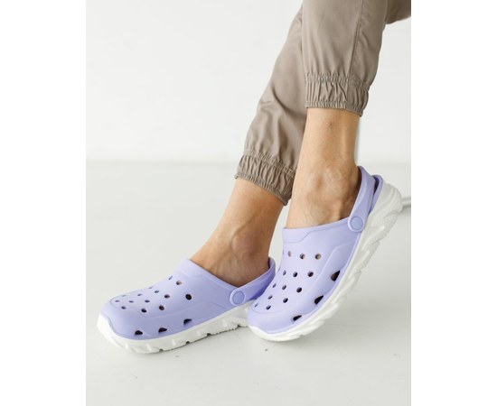Изображение  Medical shoes Coqui Cody lavender/white s. 36, "WHITE ROBE" 444-353-864, Size: 36, Color: lavender