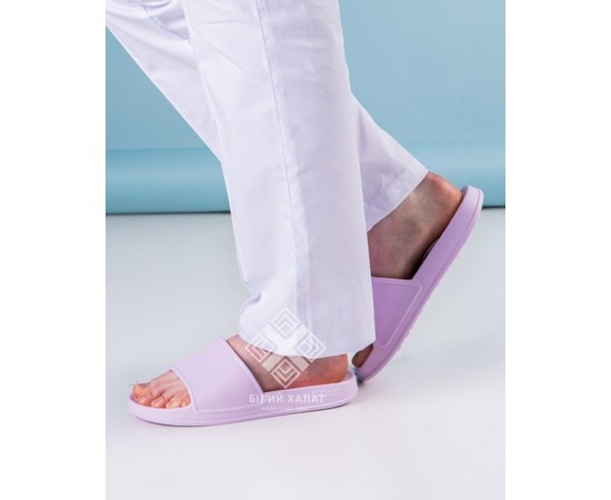 Изображение  Medical footwear slippers Coqui Tora lavender s. 39, "WHITE ROBE" 398-353-867, Size: 39, Color: lavender