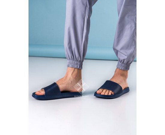 Изображение  Medical footwear slippers Coqui Tora dark blue s. 45, "WHITE ROBE" 398-406-867, Size: 45, Color: navy blue