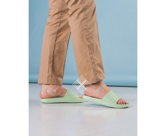 Изображение  Medical footwear slippers Coqui Tora light mint s. 37, "WHITE ROBE" 398-440-867, Size: 37, Color: light mint