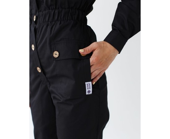 Изображение 5 Women's medical overalls Brooklyn black s. 40, "WHITE ROBE" 338-321-710, Size: 40, Color: black