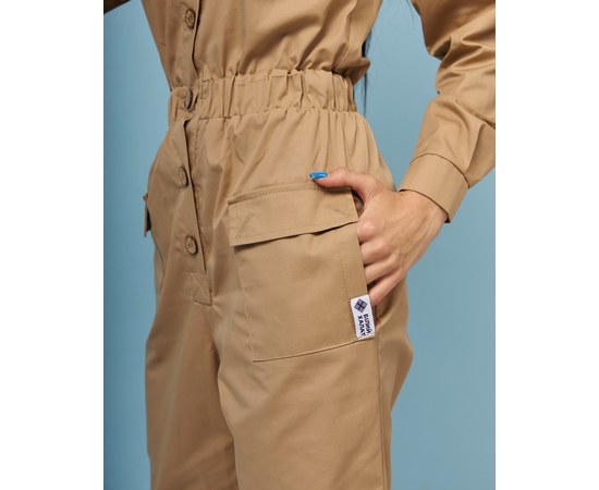Изображение 7 Women's medical overalls Brooklyn sandy river. 40, "WHITE ROBE" 338-323-710, Size: 40, Color: sand