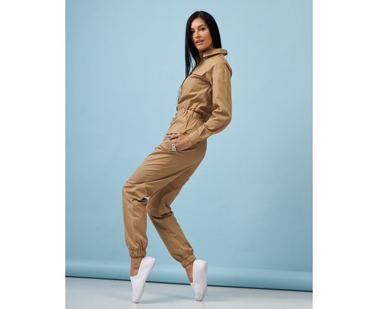 Изображение 10 Women's medical overalls Brooklyn sandy river. 40, "WHITE ROBE" 338-323-710, Size: 40, Color: sand