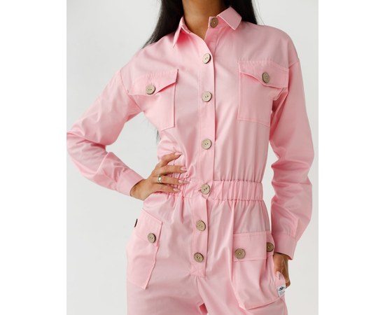Изображение 10 Women's medical overalls Brooklyn pink s. 48, "WHITE ROBE" 338-337-710, Size: 48, Color: pink
