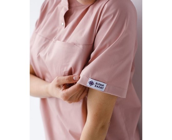 Изображение 5 Women's medical suit Denver light purple s. 46, "WHITE ROBE" 429-500-679, Size: 46, Color: light lilac