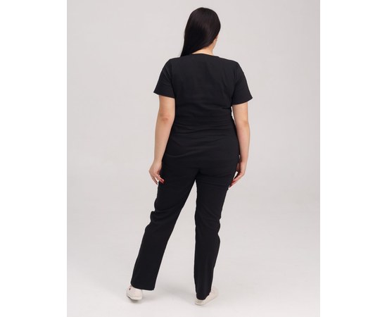 Изображение 2 Women's medical suit Rio black +SIZE s. 60, "WHITE ROBE" 346-321-704, Size: 60, Color: black