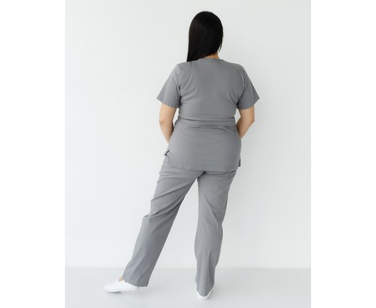 Изображение 2 Women's medical suit Rio gray +SIZE s. 58, "WHITE ROBE" 346-328-704, Size: 58, Color: grey