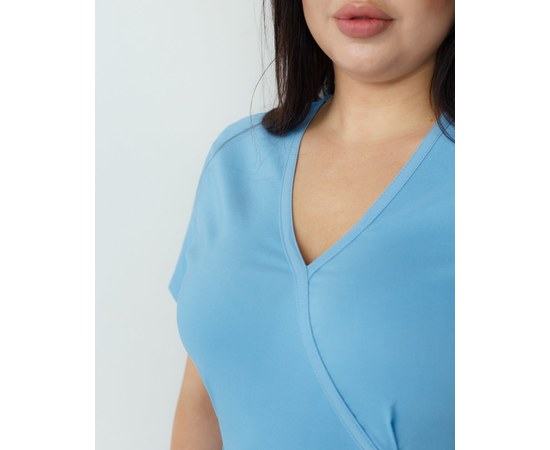 Изображение 4 Women's medical suit Rio blue +SIZE s. 56, "WHITE ROBE" 346-333-704, Size: 56, Color: blue light