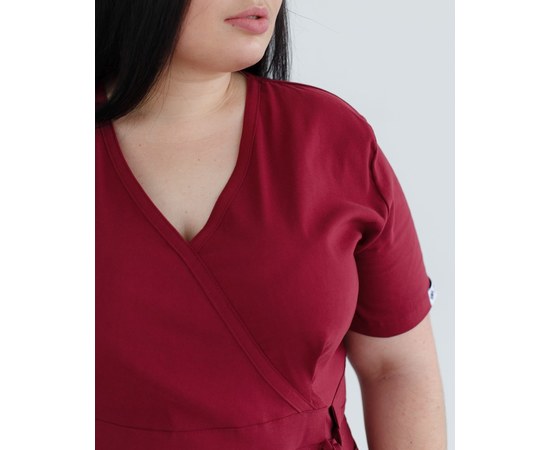 Изображение 4 Women's medical suit Rio Marsala +SIZE s. 58, "WHITE ROBE" 346-326-704, Size: 58, Color: marsala