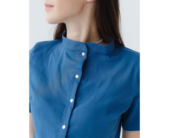 Изображение 4 Women's medical overalls Dallas blue s. 46, "WHITE ROBE" 127-322-715, Size: 46, Color: blue