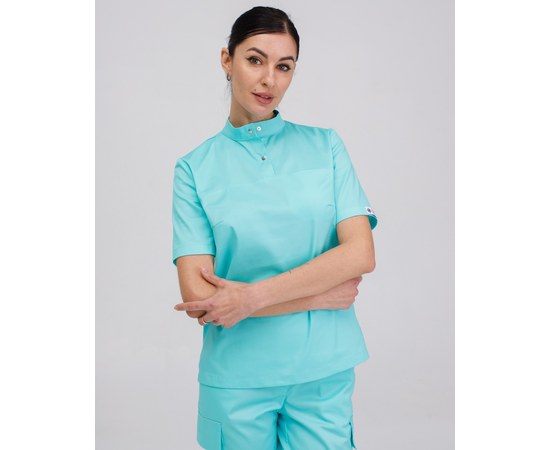 Изображение 5 Women's medical suit Denver mint s. 48, "WHITE ROBE" 429-332-679, Size: 48, Color: mint